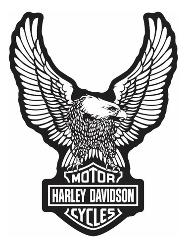Adesivo Emblema Compatível Harley Davidson Águia 3d Rs44 Cor HARLEY DAVIDSON POLICE RESINADO ÁGUIA CROMADO