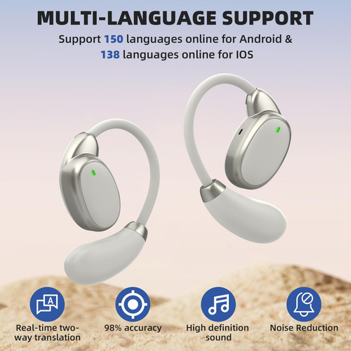 Auriculares De Traducción Nicewin Language Translator 150 La