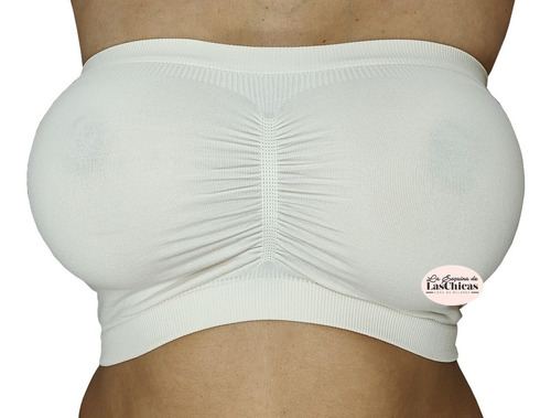 Corpiño Bandeau Ancho Microfibra Sin Costura Aretha 923