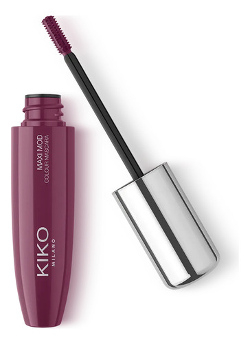 Máscara Maxi Color de Kiko Milano Mod Color 03, color ciruela