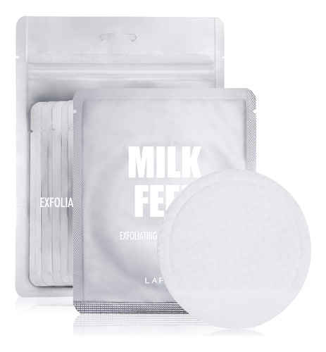 Lapcos Milk Feel - Almohadillas Exfoliantes Y Limpiadoras, P