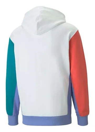 Puma blocked hoodie deals