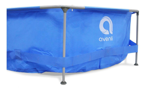 Imagen 6 de 8 de Alberca Piscina Armable Redonda Acero 306x76cm Familiar
