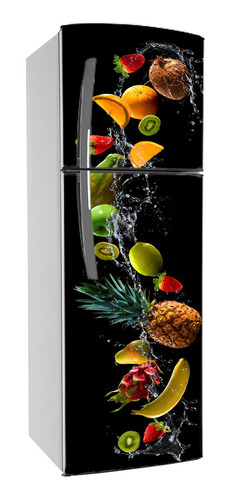 Vinil Decorativo Para Refrigerador Mediano 65 X 165 Cm