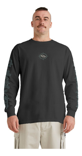 Remera Manga Larga Off Grid Hombre Quiksilver