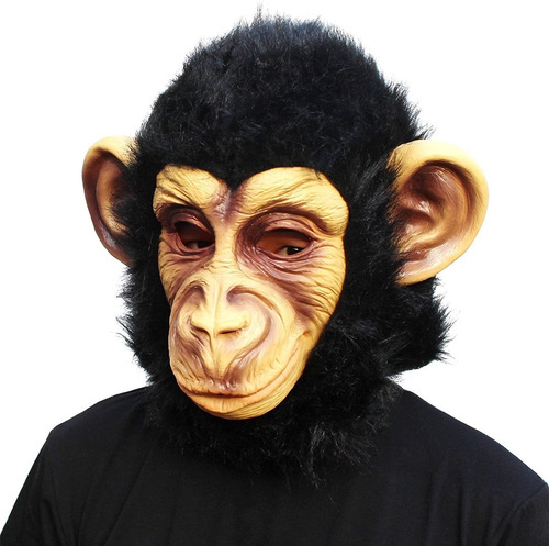 Mascara De Gorila Chimpance Chango Orangutan Para Adultos C