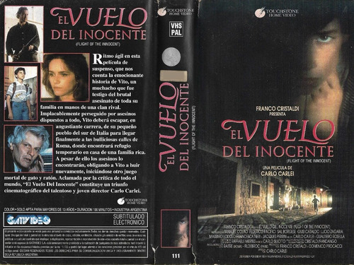 El Vuelo Del Inocente Vhs Manuel Colao Federico Pacifici