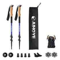 Comprar Bastones De Senderismo Aihoye - 2 Plegables Ajustables 0,30
