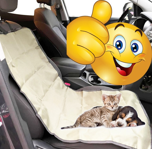 Protector Asiento Delantero Perros Lona Resistente