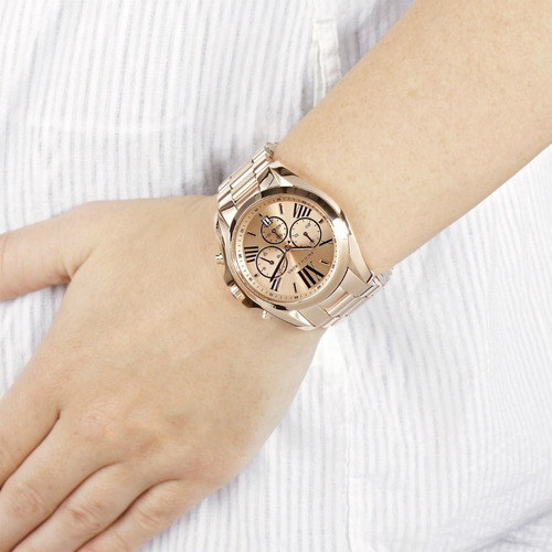 Imagen 8 de 10 de Reloj Michael Kors Bradshaw Mk5503 Tamaño Grande Para Mujer