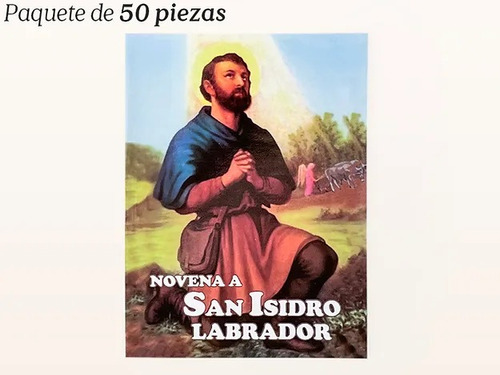 Novena - San Isidro Labrador Pquete 50 Piezas Libro