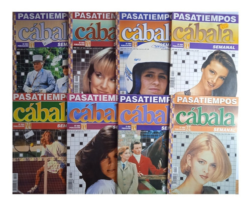 Pasatiempos Cabala Revista Lote De 6 Unidades