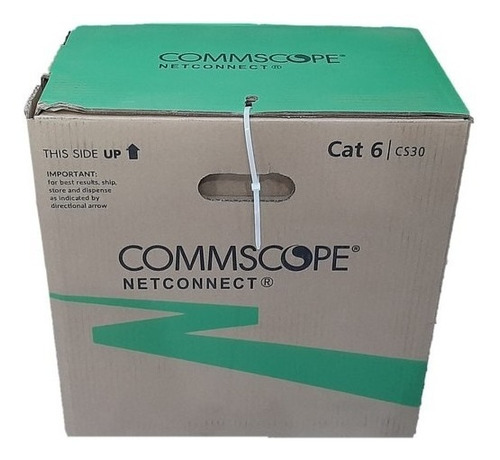 Cable Utp Cat 6  Rollo X 305 Metros Amp Conmscope 4 Pares