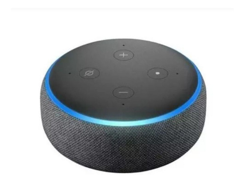 Echo Dot Amazon 3ª Geração Smart Speaker Alexa Cinza-escuro