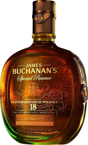 Whiskey Buchanan's 18 Años - mL a $393