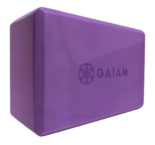 Ladrillo De Yoga Azul Foamy Block Gaiam Color Violeta