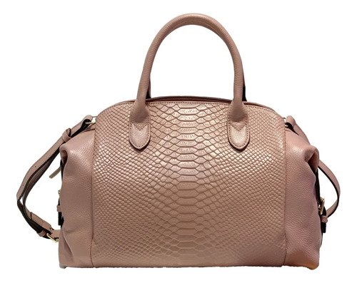 Bolso De Mano De Piel De Vaca Con Estampado De Cocodrilo Par