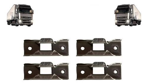 Kit Com 4 Trava Grade Frontal Inferior Volvo Fh Fm 20532730