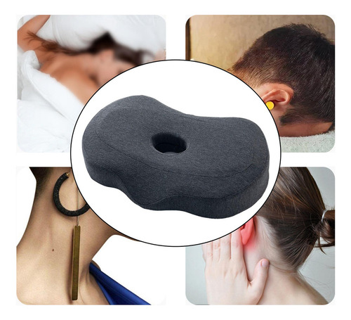 Almohada Para Piercing De Oreja, Almohada Invisible Con
