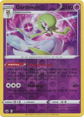 Gardevoir 61/198 Reverse Holo Raro Pokemon Tcg