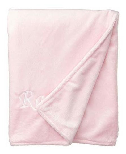 Baby Dollbedding Manta Personalizada Minky, Pink Rachel