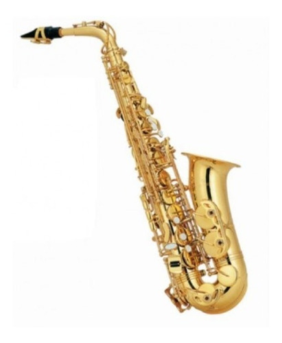 Saxo Alto Knight Eb Con Llave De F# Laqueado + Estuche Abs