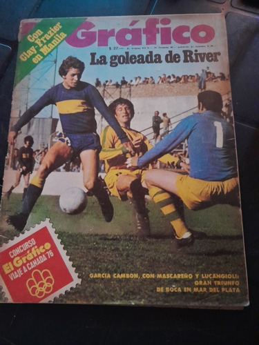 Revista El Gráfico River Boca 08 10 1975 N2922 