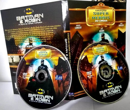 Dvd Duplo Batman E Robin -1949-seriado-novo\