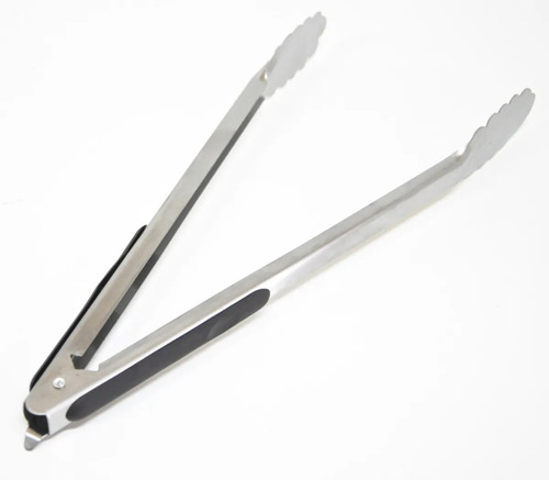 Imagen 2 de 5 de Pinza Multiuso 30 Cm Cocina Acero Reforzada A1