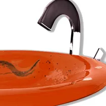 Comprar Bachas De Baño Vidrio 40cm Vanitorys Lavabo Marron Negra