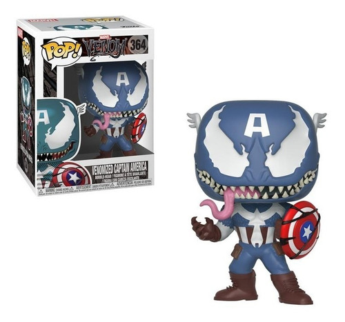 Funko Pop! Marvel Venom/capitan América ( Original)
