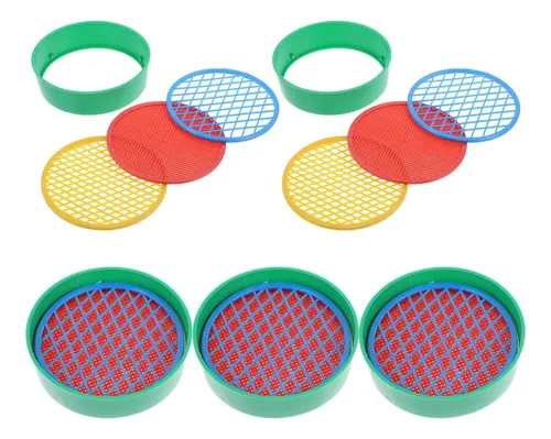 Juego De 4 Tamices Apilables Para Cocina - Ideales Para Harina, Azúcar, Polen, Con Bandeja, Diseño Compacto Y Fácil De Guardar