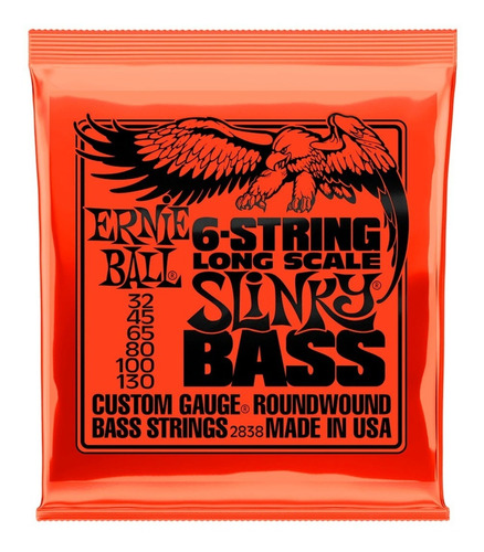 Encordado / Cuerdas Bajo 6 Cuerdas P02838 Ernie Ball 2838