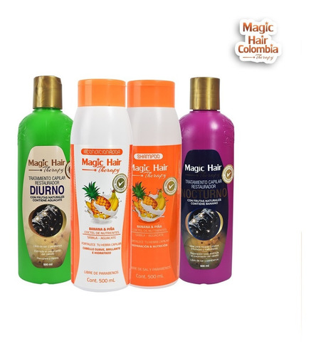 Kit Anticaída - Magic Hair- Cabello Má - Ml A $19