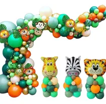 Comprar Globo Arco Animales De Selva Con Columnas Safari 