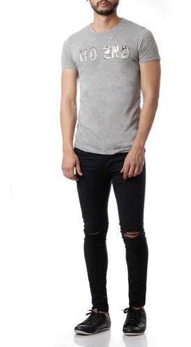Imagen 2 de 2 de Remera Estampada 33299 Hombre