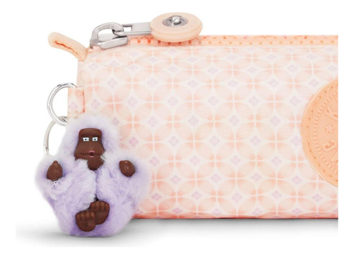 Estojo Básico Um Zíper Freedom Kipling Girly Tile Prt