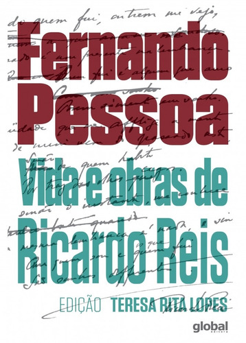 Vida e Obras de Ricardo Reis, de Pessoa, Fernando. Editora Grupo Editorial Global, capa mole em português, 2018