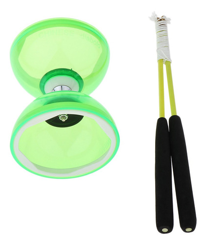 Diabolo Único De 3 Rodamientos Con Palos Y Cuerdas, Juguete