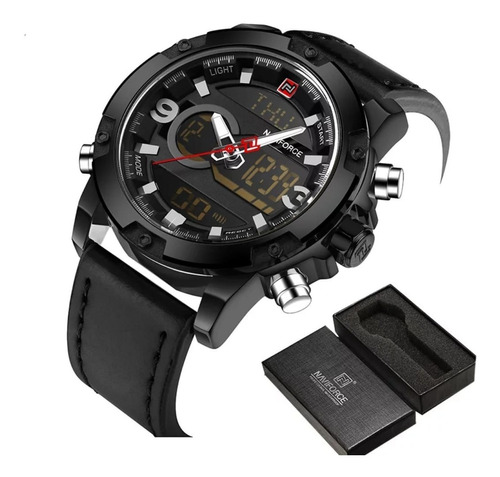 Relógio Masculino Naviforce Esportivo Luxo Original C/ Caixa