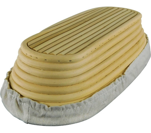 Imagen 6 de 7 de Banneton Ovalado De 30 X 14 Cm - Cesta De Rattan - Cukin