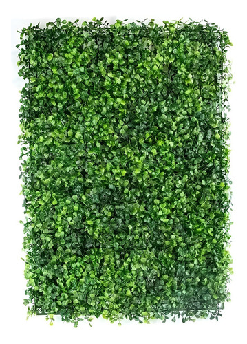 10 Piezas Muro Verde Follaje Artificial Sintentico 60x40 Cms