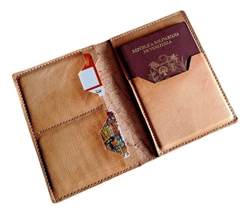 Porta Pasaporte De Cuero Personalizado
