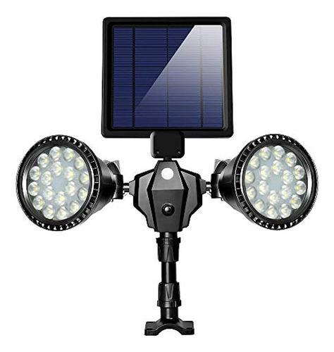 Foco Solar Exteriores, Actualizado, 36 Led, 1000 Lm, Se...