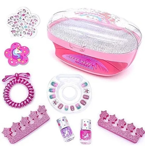 Esmalte De Uñas - Kids Nail Polish Set For Girls With Dr