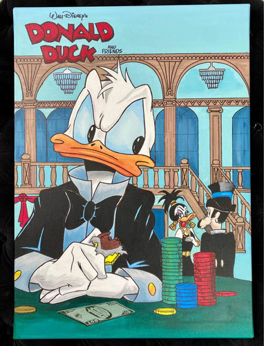 Cuadro Decorativo Walp Disneps Donald Duck