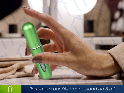 5 Mini Perfumeros Portátil Recargable 5ml Atomizador Colores
