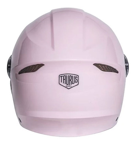 Imagem 5 de 6 de Capacete Taurus Joy23 Rosa Claro Forro Cinza
