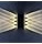 Valla De Luces Solares Cálidas, 2 Modos Impermeables