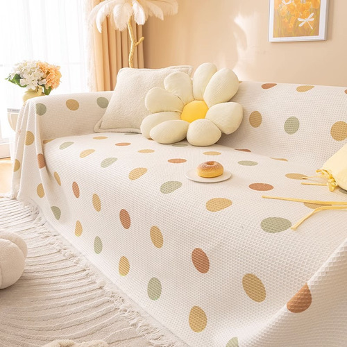 Funda De Sofá Bohemia De 340 X 180 Cm, Resistente A Los Arañ